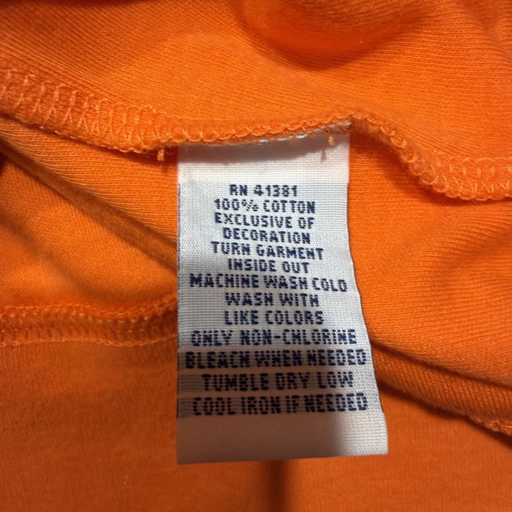 Polo Golf Ralph Lauren Men's LARGE‎ 1/4 Quarter Zip Sweater Orange Blue Cotton